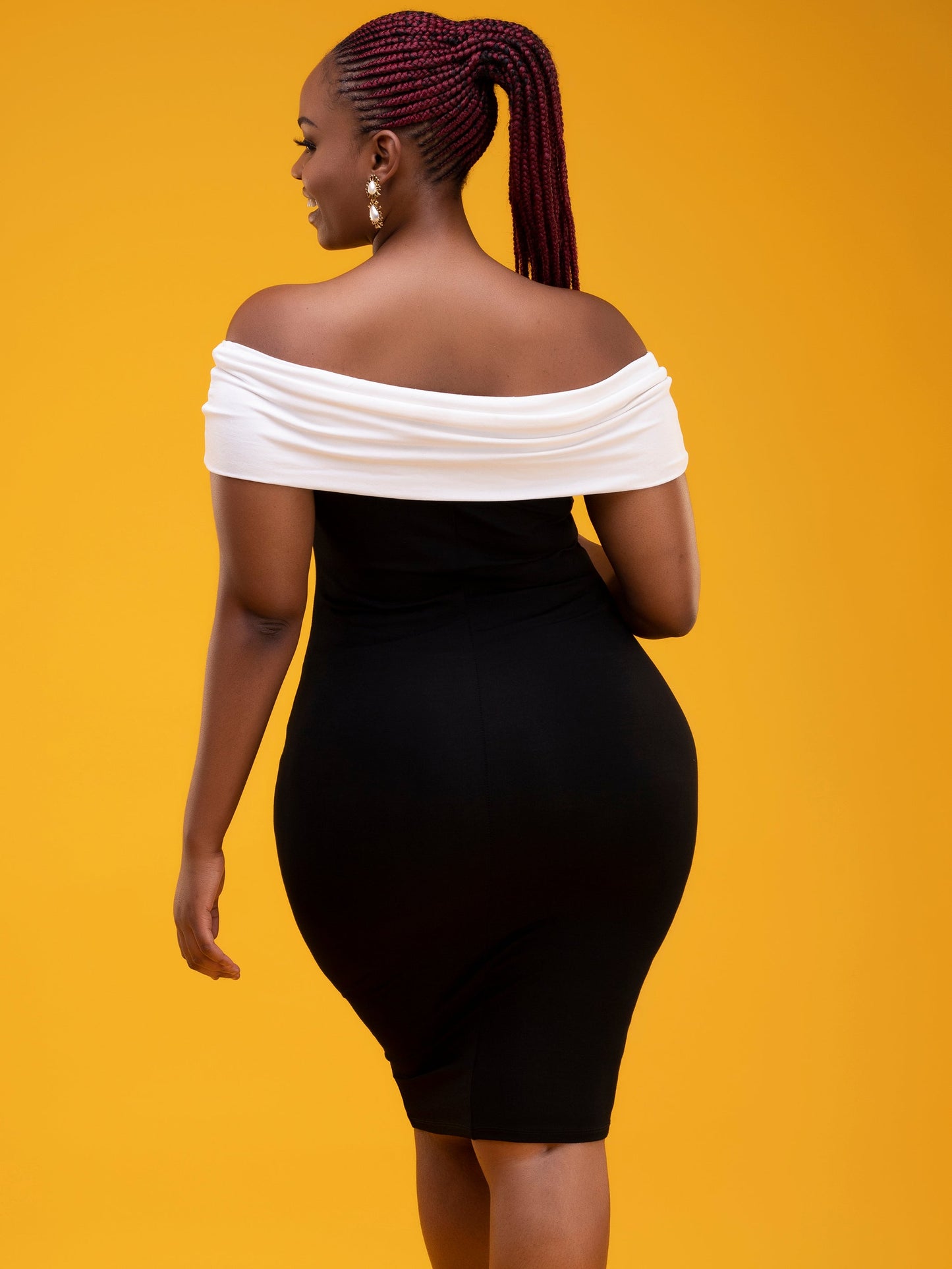 Vivo Basic Dada Bodycon Dress - Black