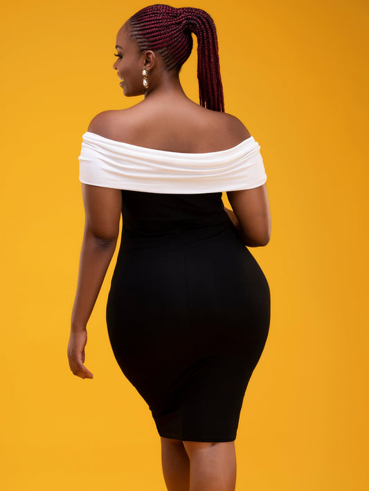 Vivo Basic Dada Bodycon Dress - Black