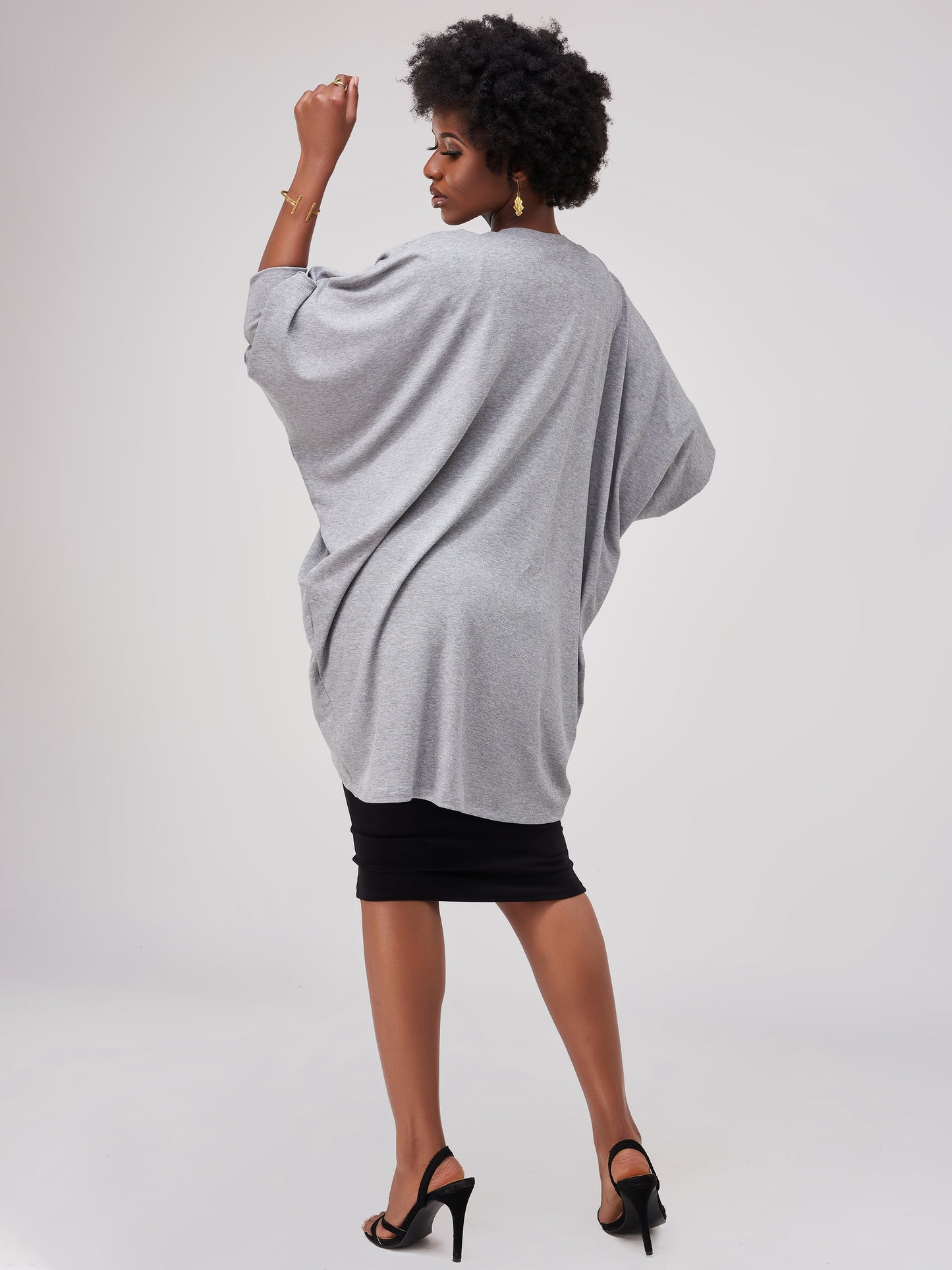 Vivo Mini Butterfly Sweater - Grey