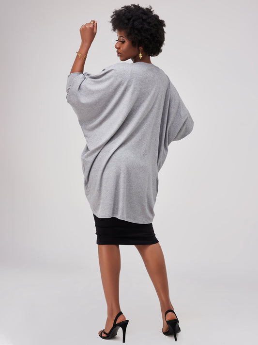 Vivo Mini Butterfly Sweater - Grey