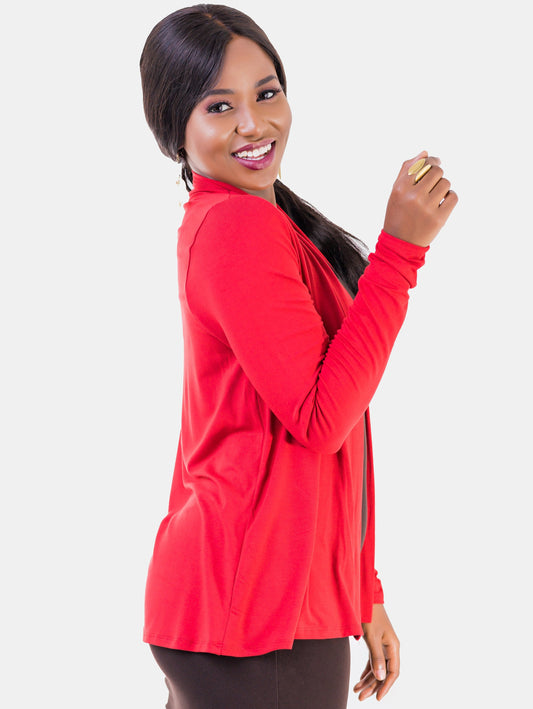 Vivo Short Basic Waterfall - Red - Shop Zetu