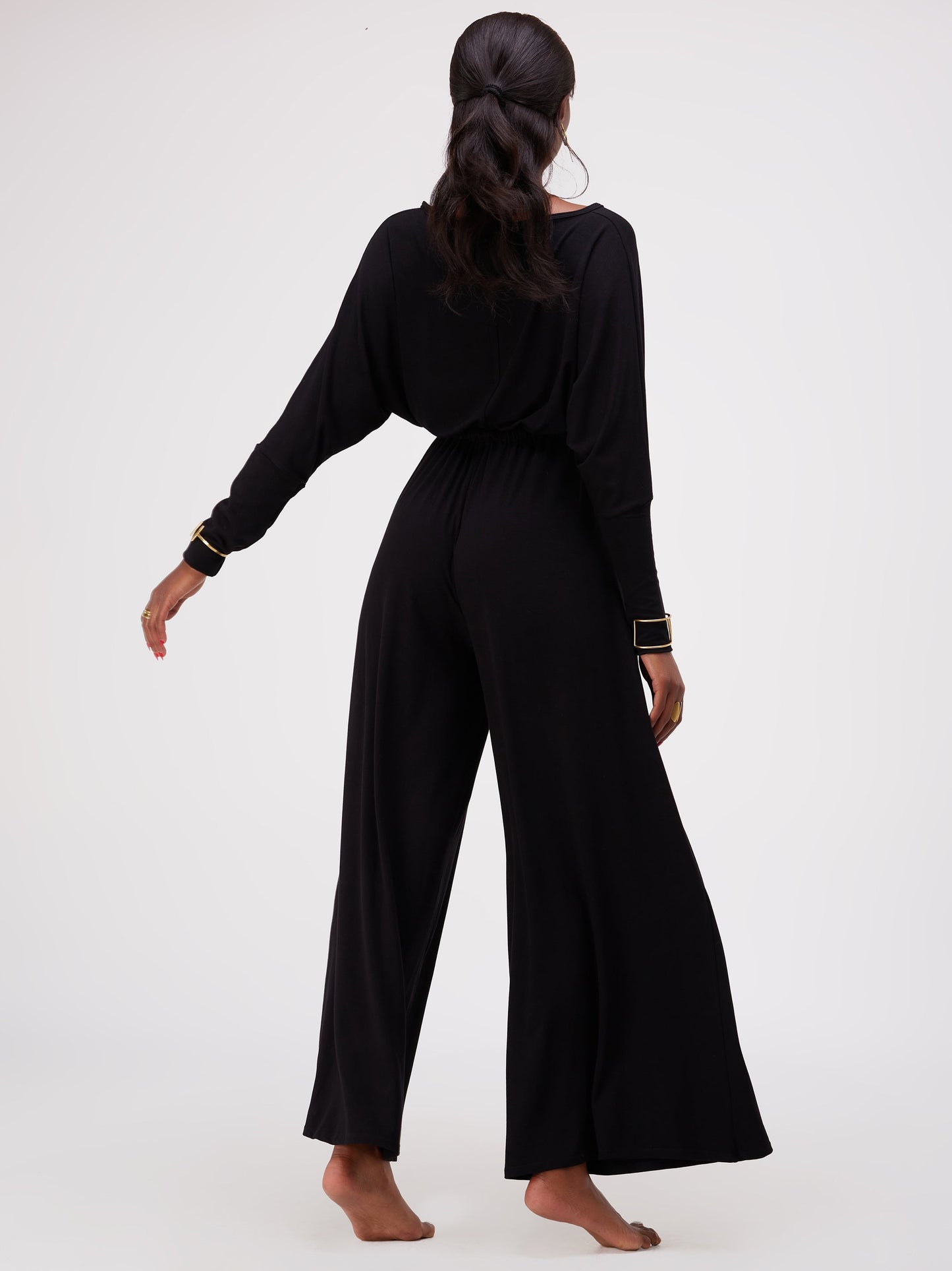 Vivo Lulu Dolman Jumpsuit - Black
