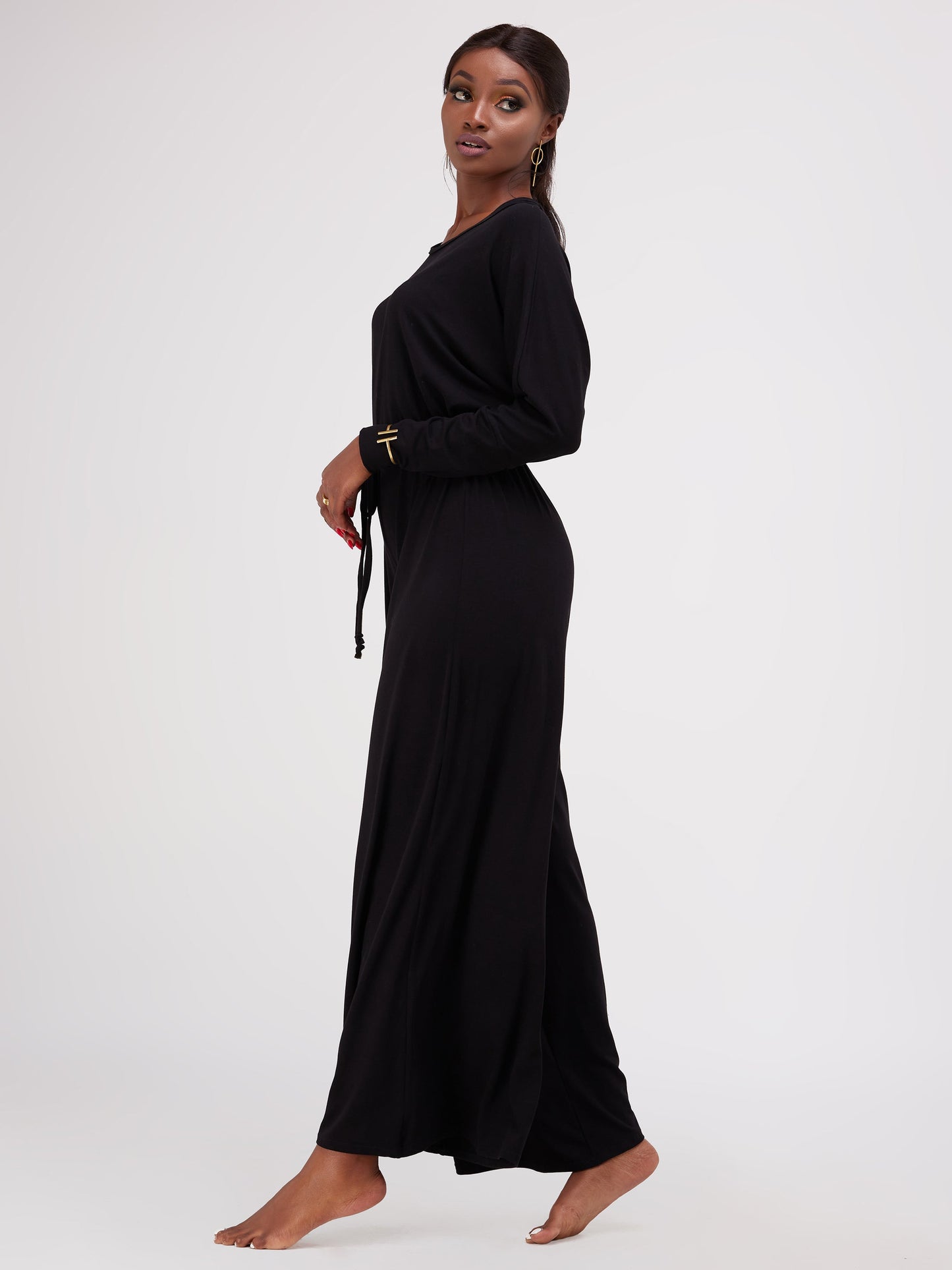 Vivo Lulu Dolman Jumpsuit - Black