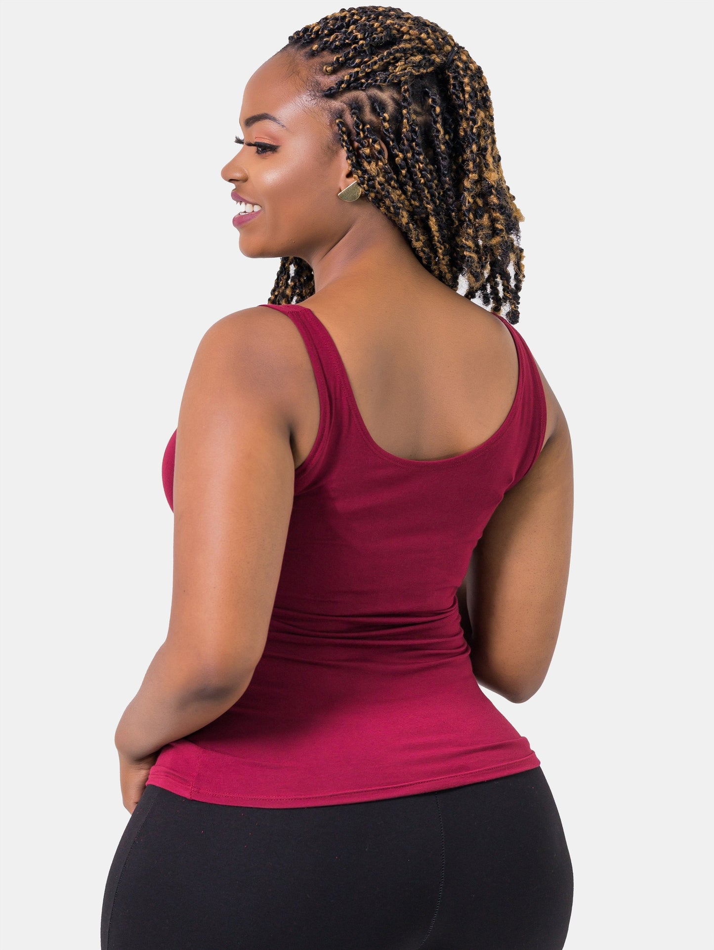 Zoya Basic Tank Top - Raspberry