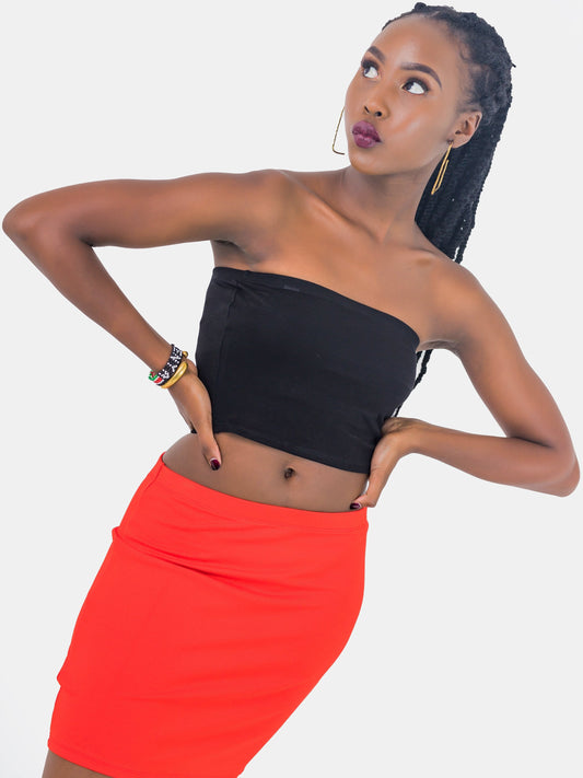 Zetu Jersey Bandeau - Black - Shop Zetu