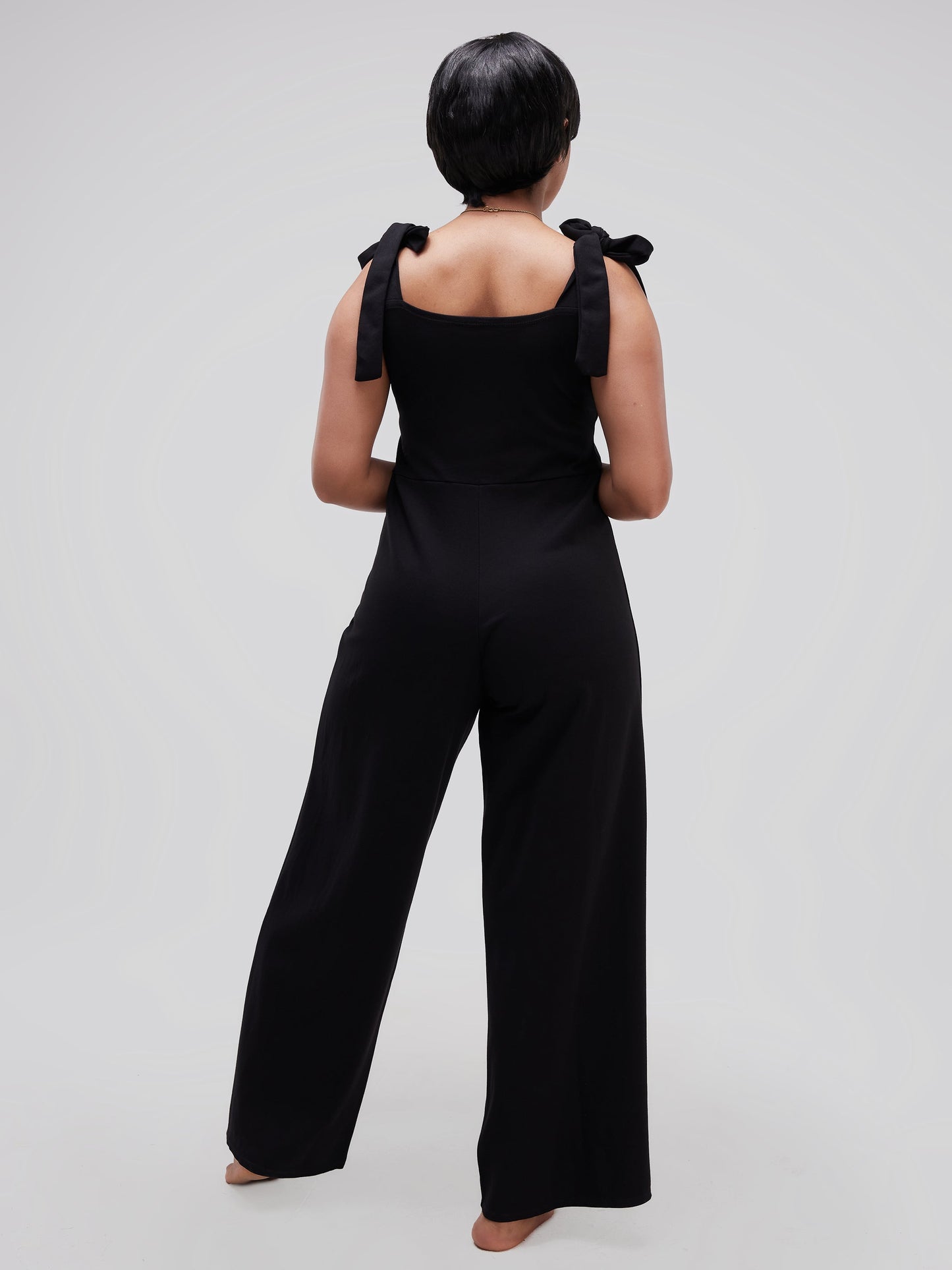 Vivo Zari Strappy Jumpsuit - Black