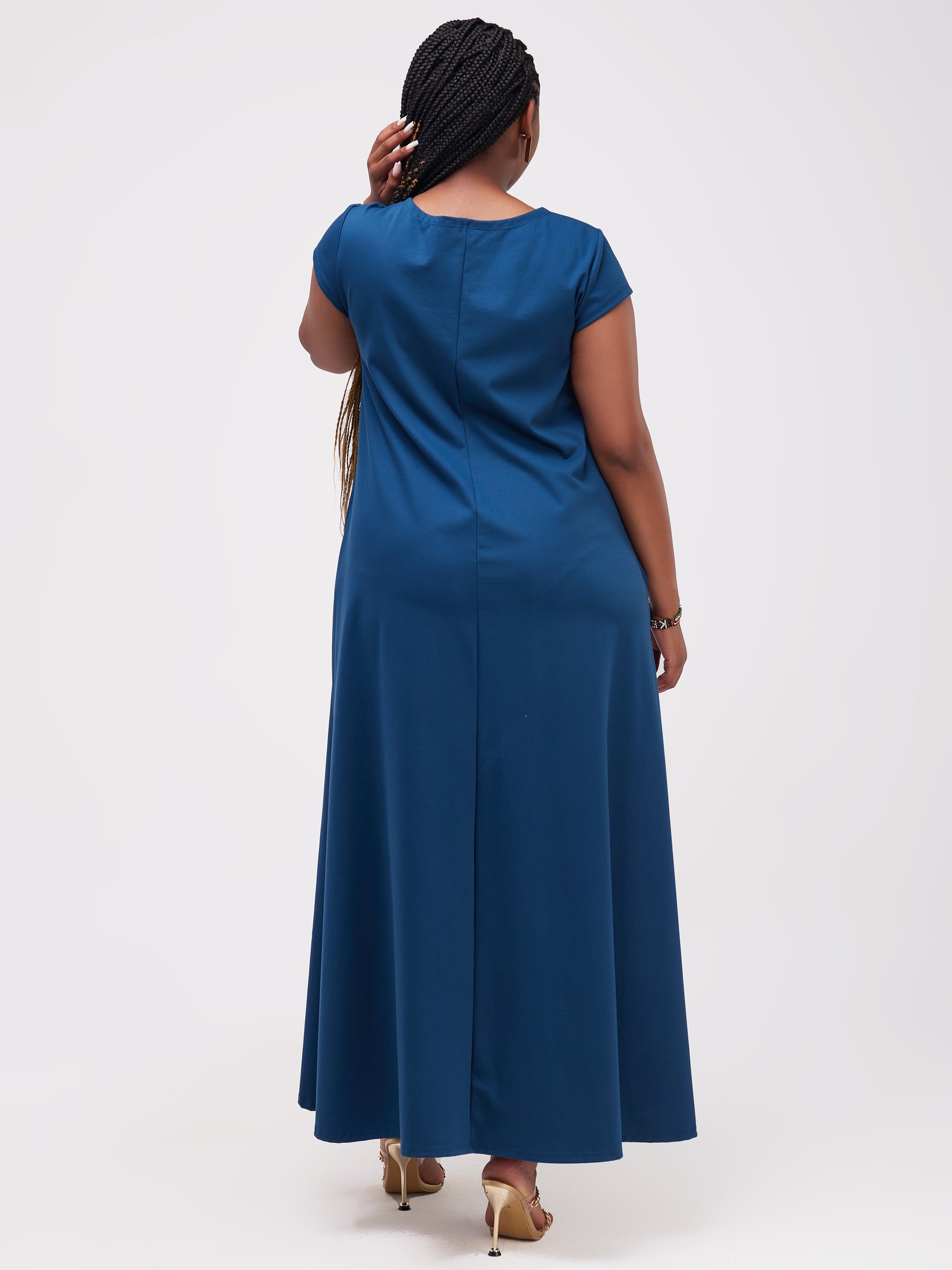 Vivo Basic Kena Tent Maxi Dress - Dark Teal