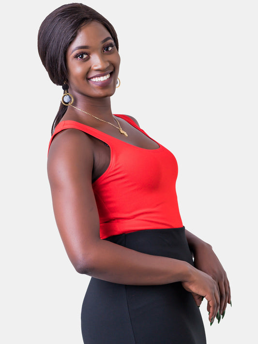 Vivo Val Tank Top - Red - Shop Zetu