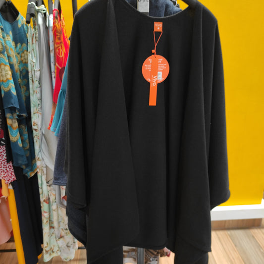 Vivo Issa Shawl Sweater - Black