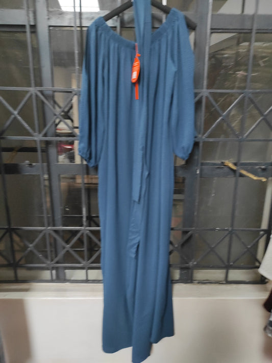 Vivo Dayo Off Shoulder Jumpsuit - Teal