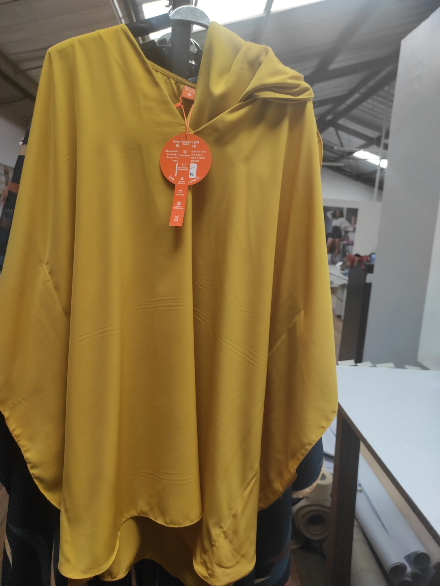 Vivo Luna Cold Shoulder Tunic - Mustard