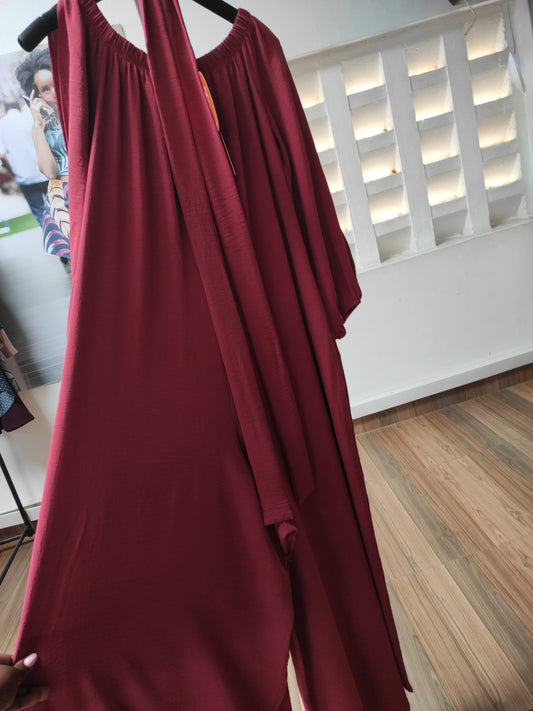 Vivo Dayo Off Shoulder Jumpsuit - Pink