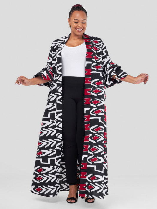 Vivo Naya Flounce Sleeve Kimono - Mshale