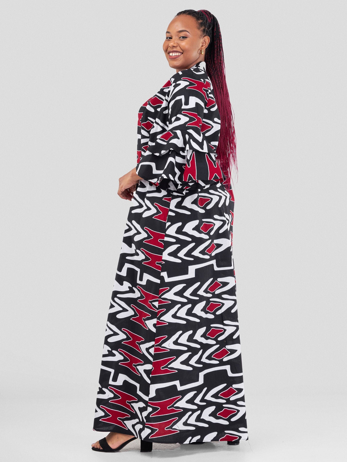 Vivo Naya Flounce Sleeve Kimono - Mshale