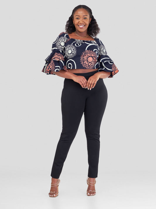Vivo Naya Tiered Sleeve Wrap Top - Duara