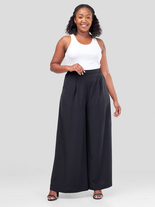 Vivo Naya Wide Leg Pants - Black