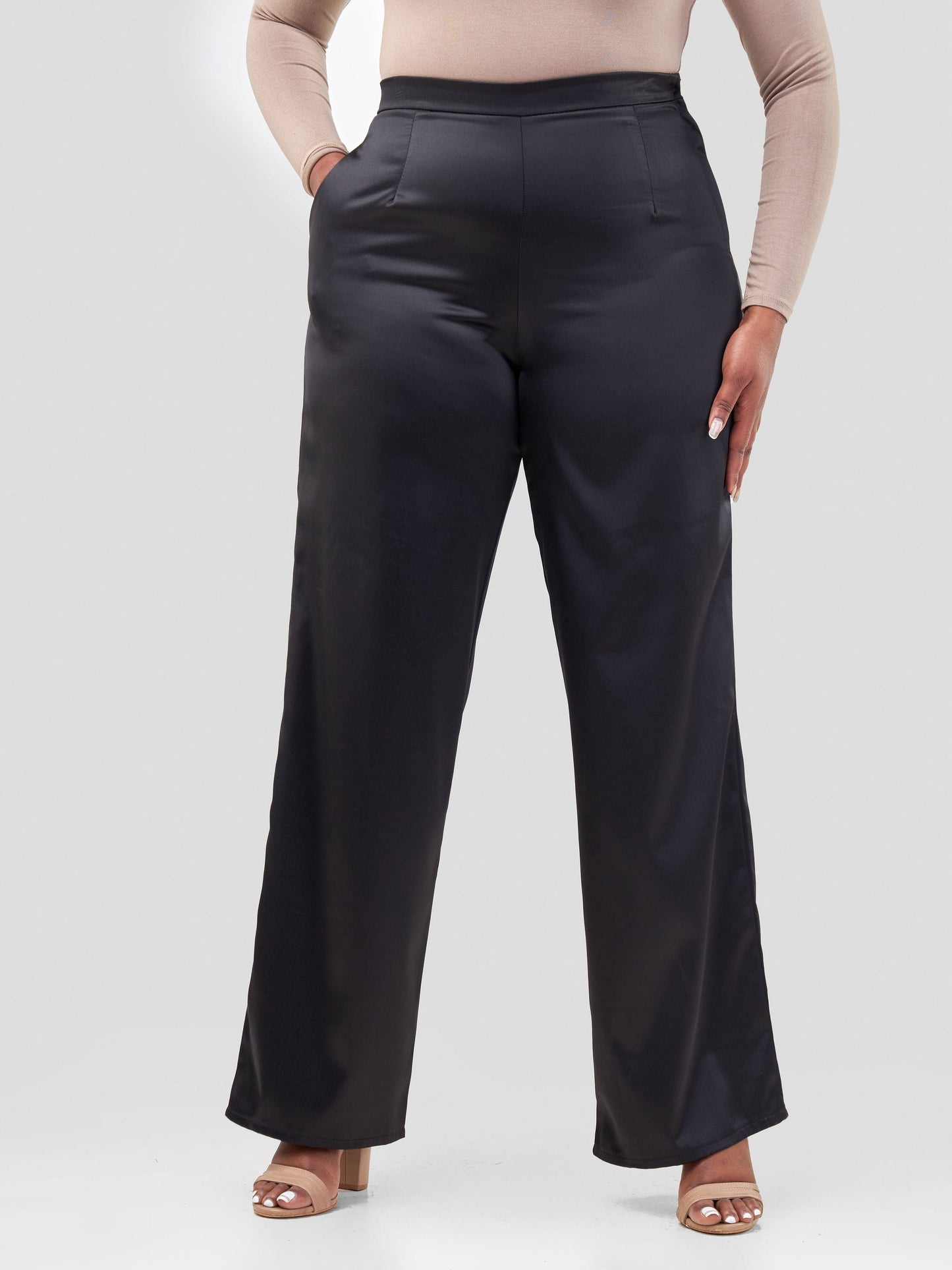 Vivo Raha Straight Pants - Black