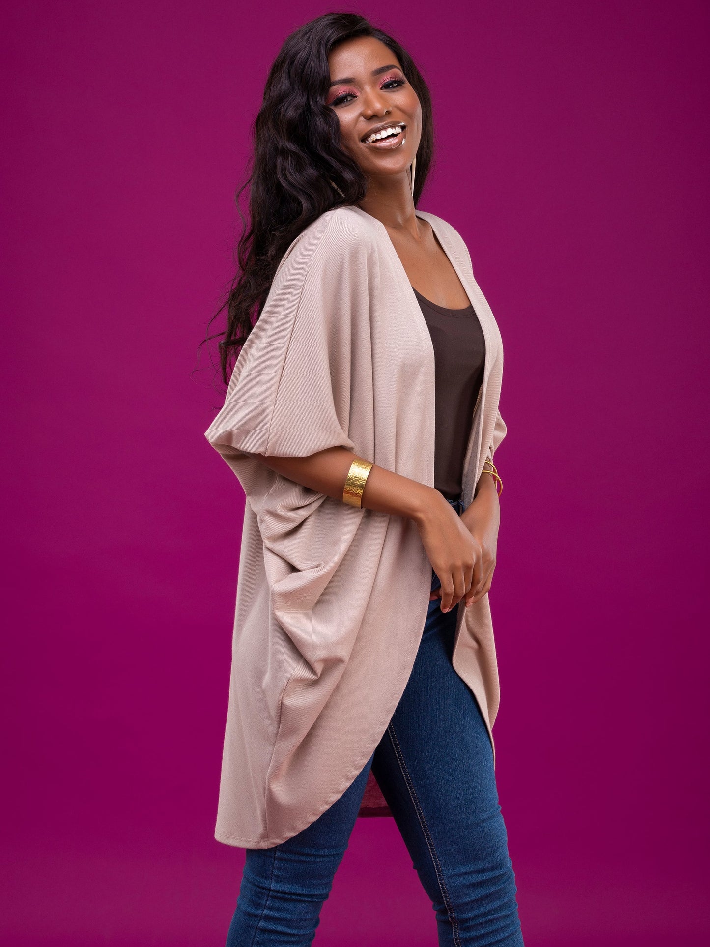 Vivo Mini Butterfly Sweater - Taupe