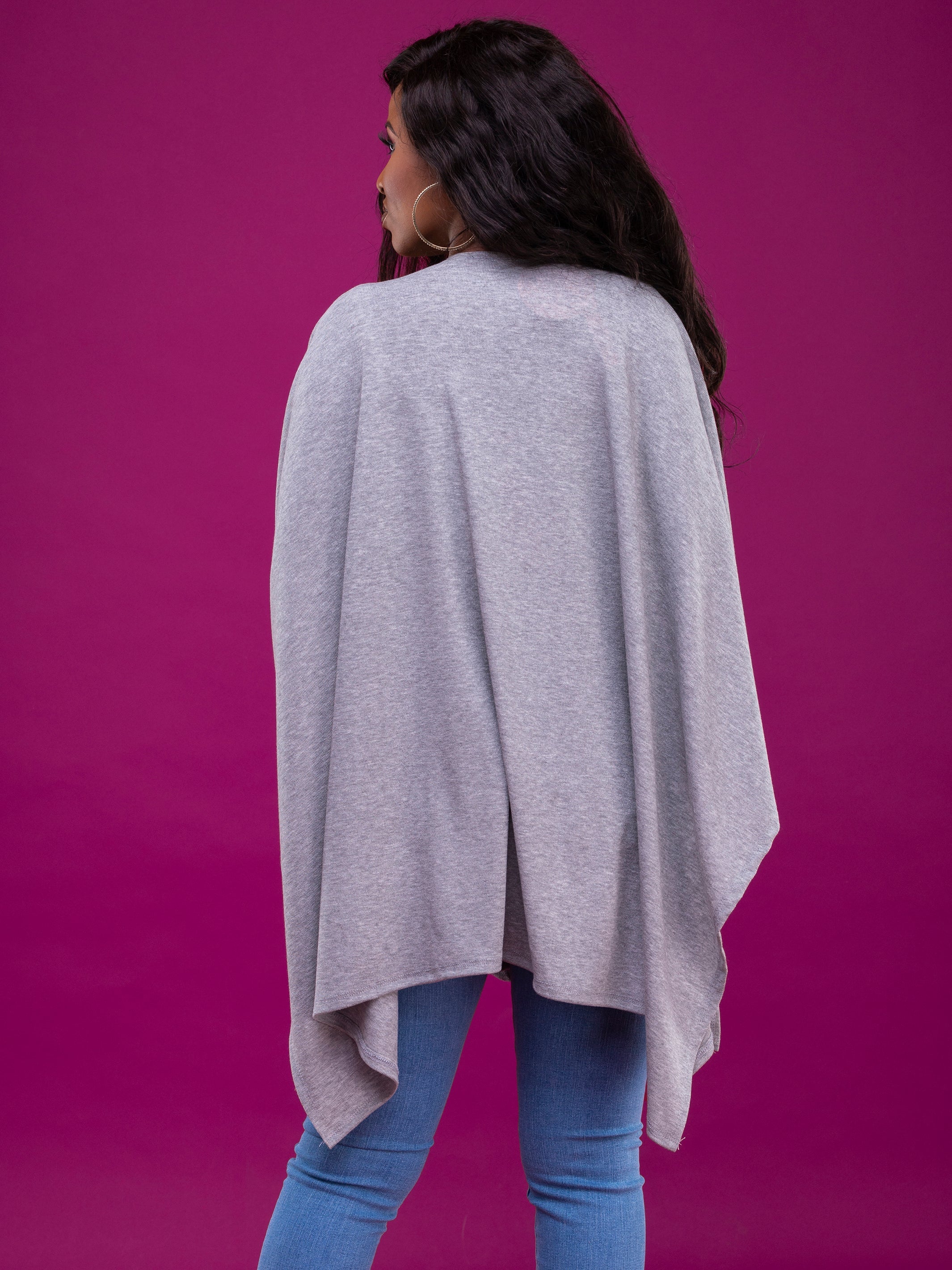 Vivo Rosie Shawl - Light Grey