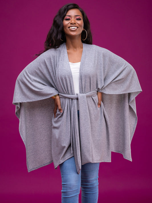 Vivo Rosie Shawl - Light Grey