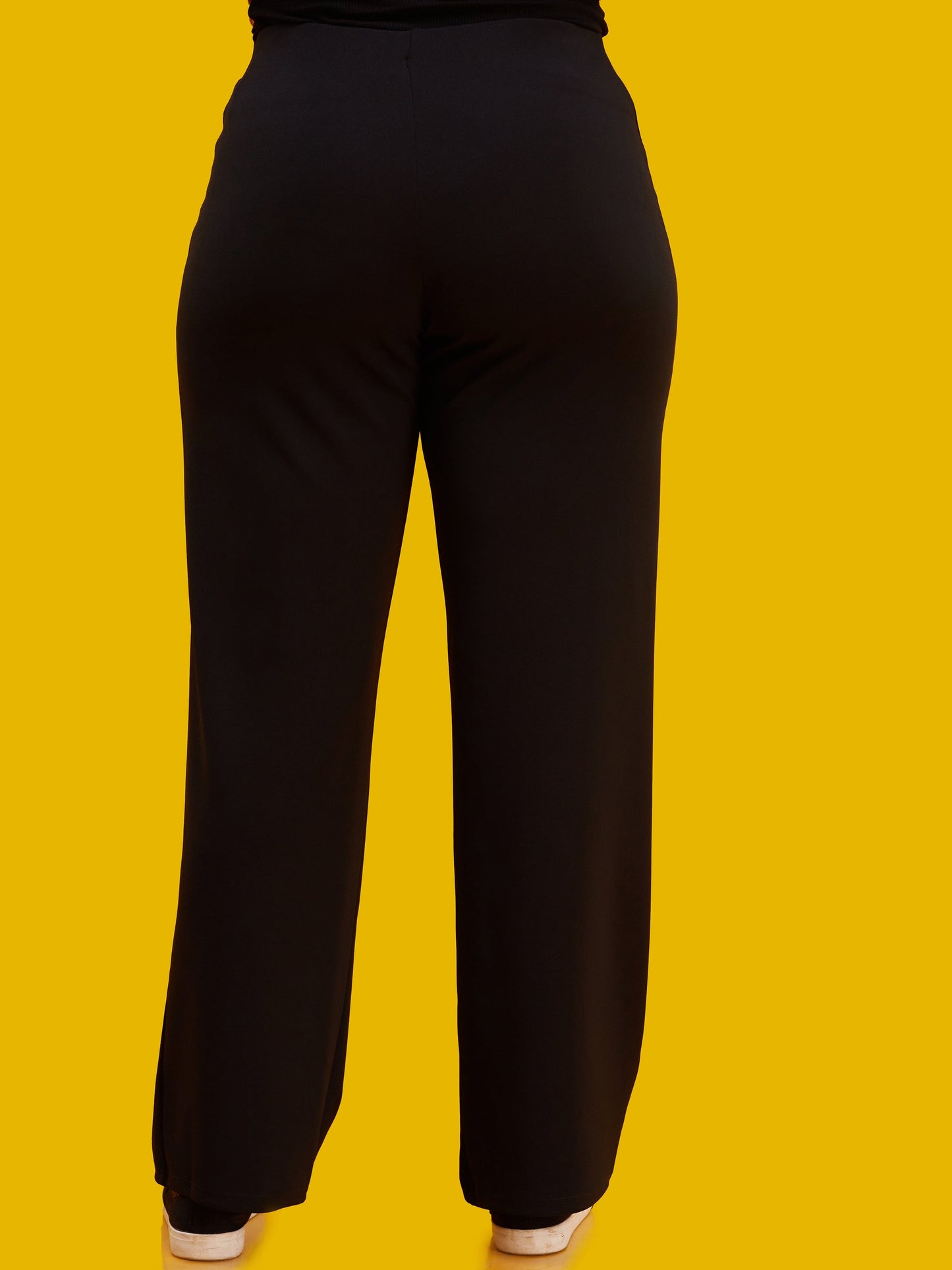 Vivo Basic Wide Leg Pants - Black