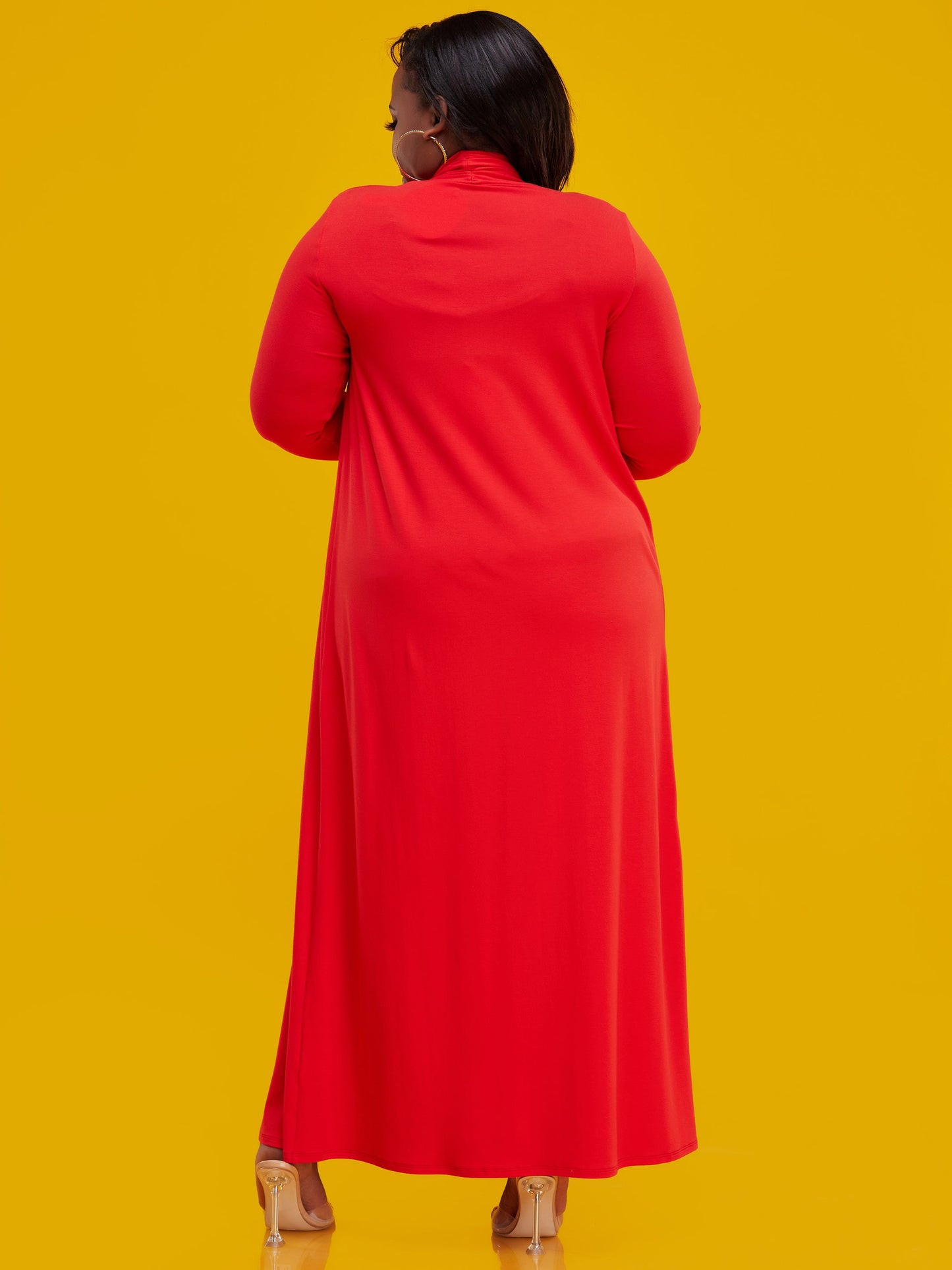 Vivo Extra Long May Jersey Waterfall - Red