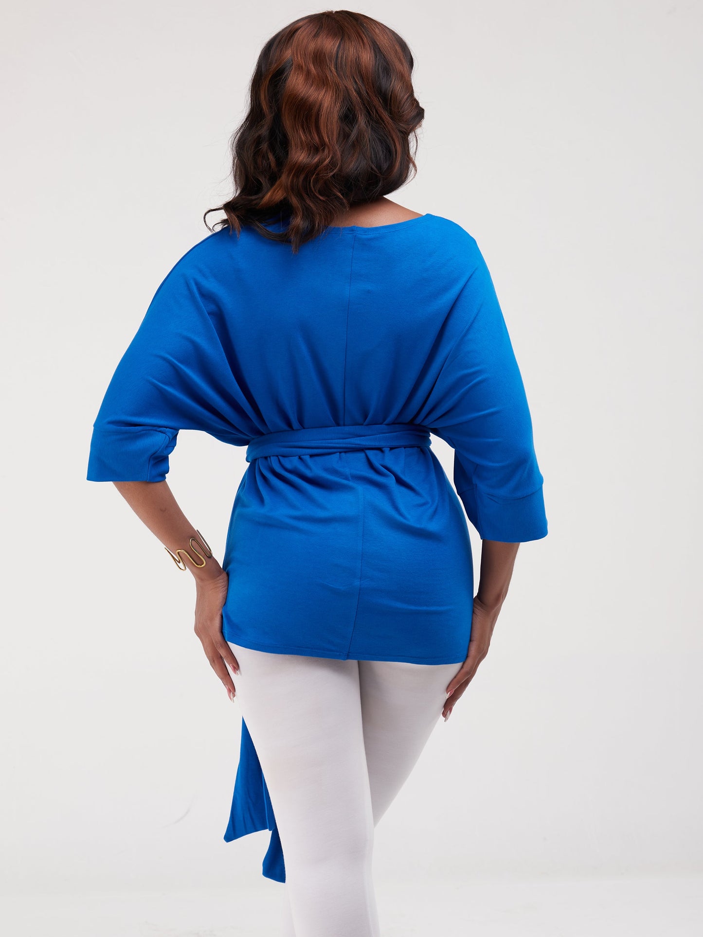 Vivo Basic Abby Loose Top - Blue