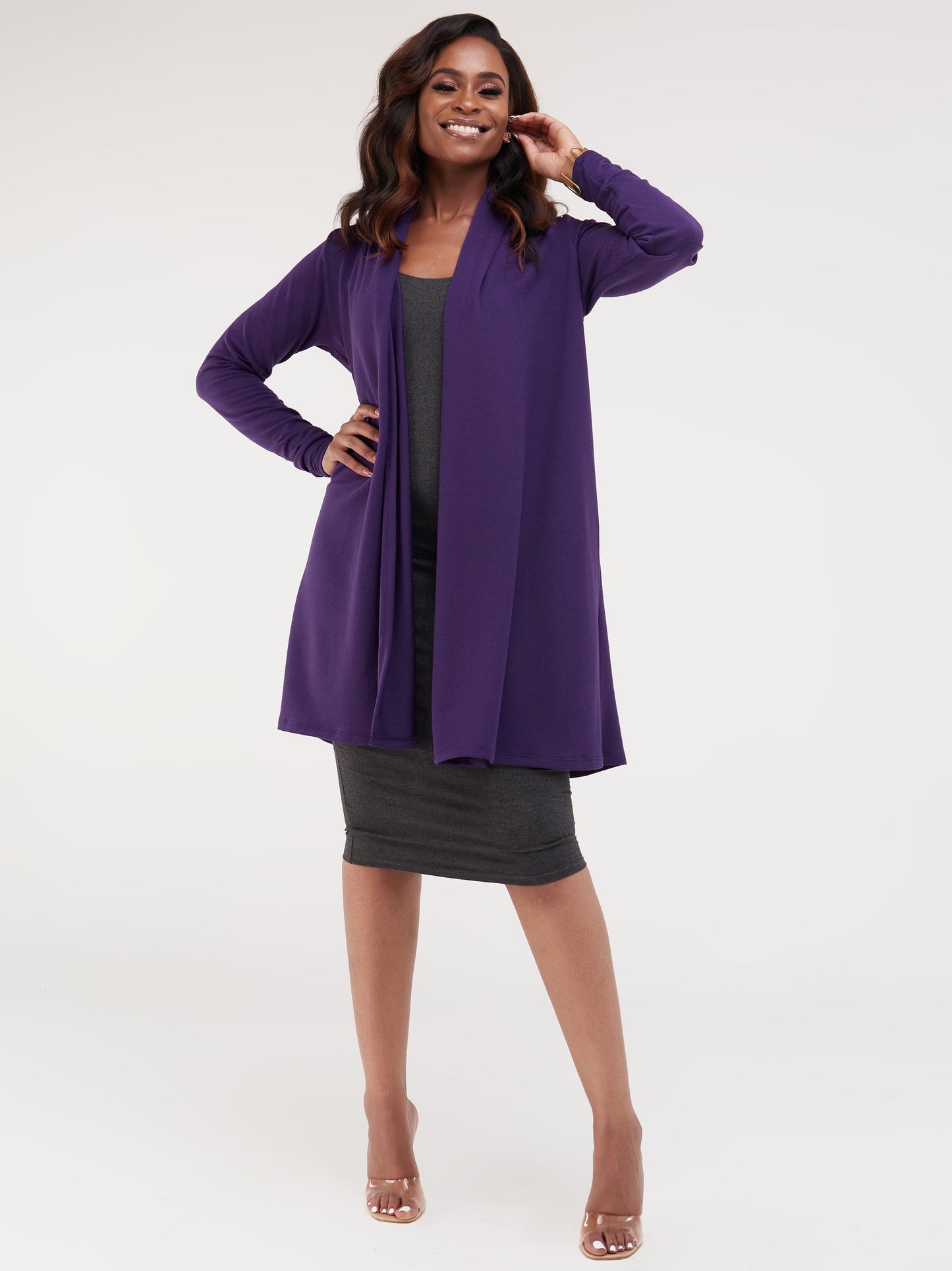 Vivo Basic May Sweater - Purple