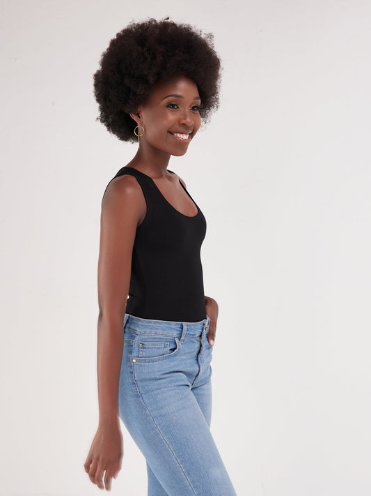 Vivo Basic RT Sleeveless Bodysuit - Black