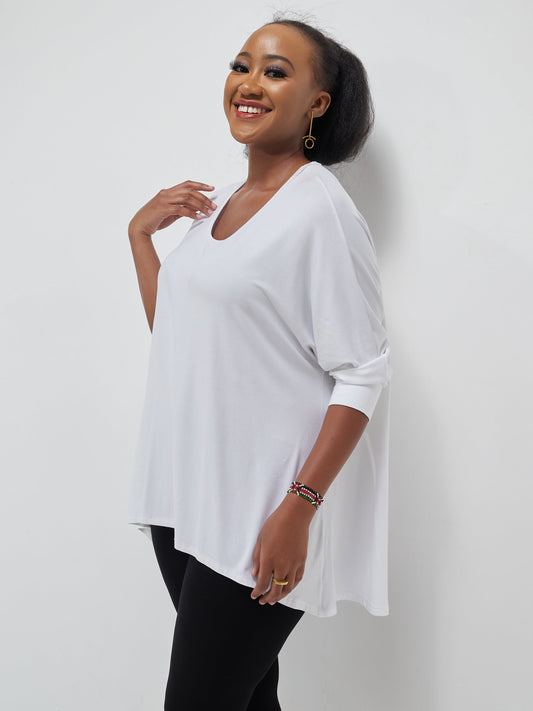 Vivo Basic EW Loose Top - White