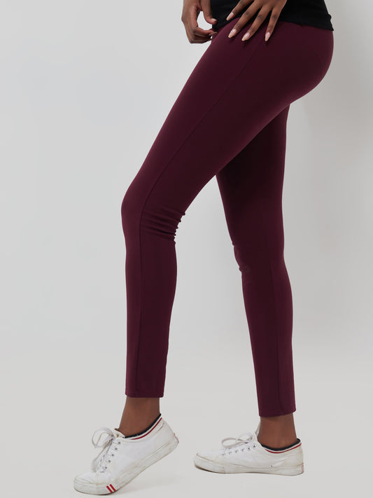 Vivo Basic Leisure Pants - Maroon