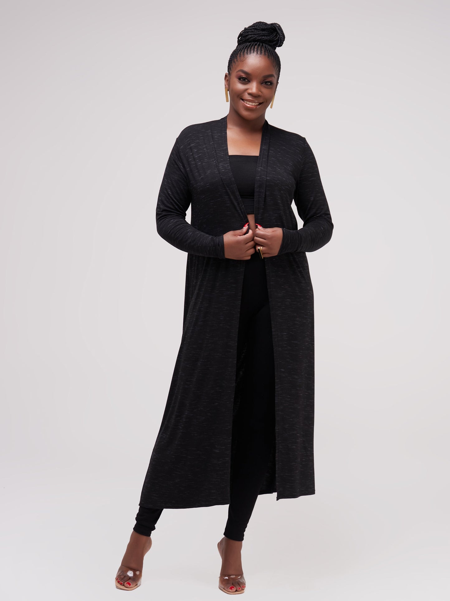 Vivo Basic Capri Sweater - Black