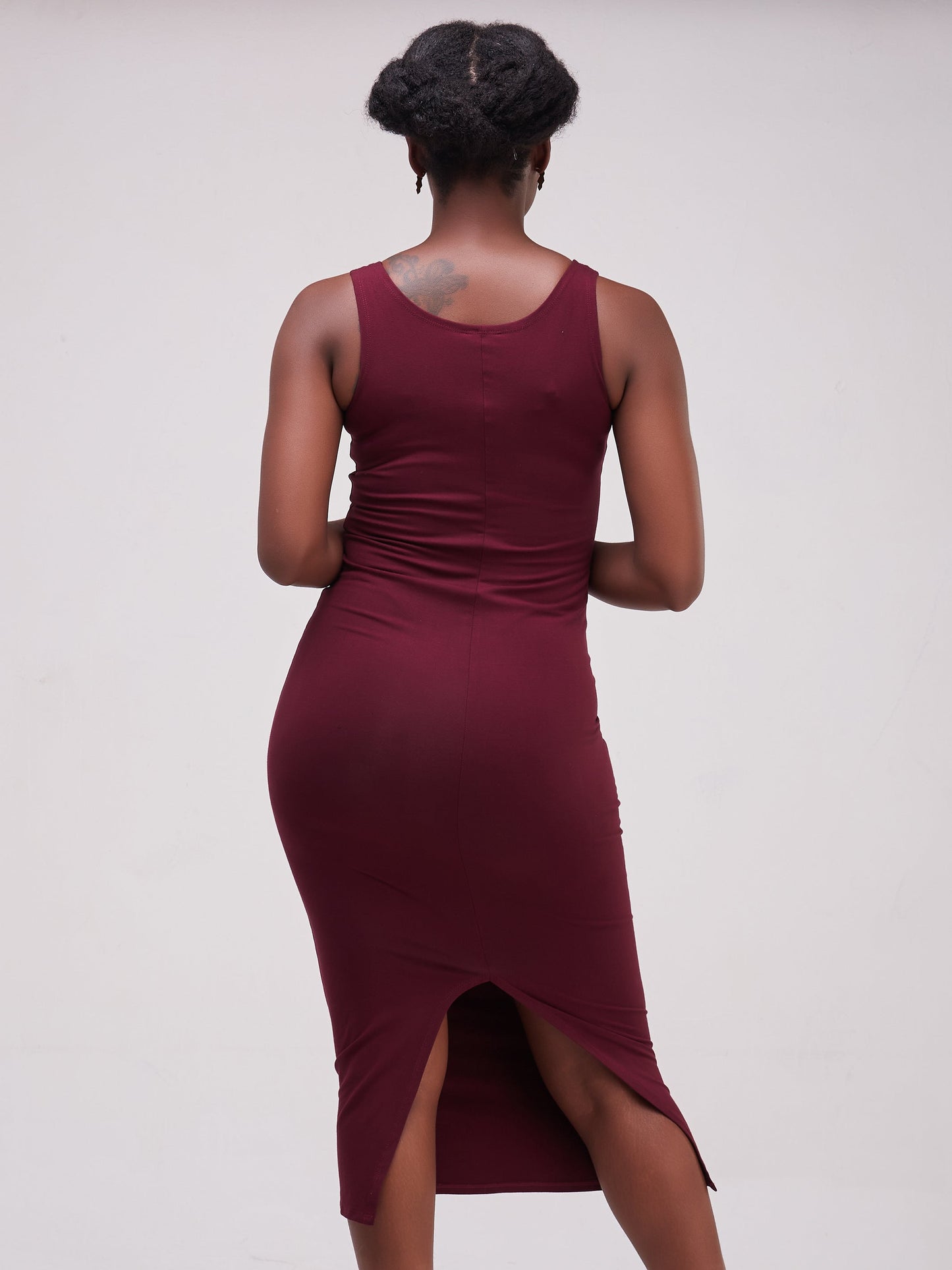 Vivo Basic Sleeveless Kim Bodycon - Raspberry