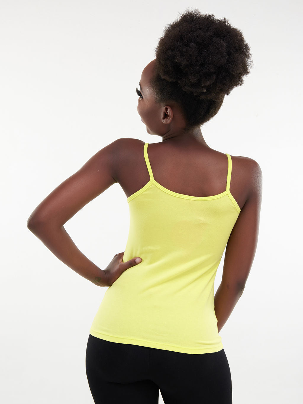Zoya Chill Spaghetti Strap Tank Top - Lime Green