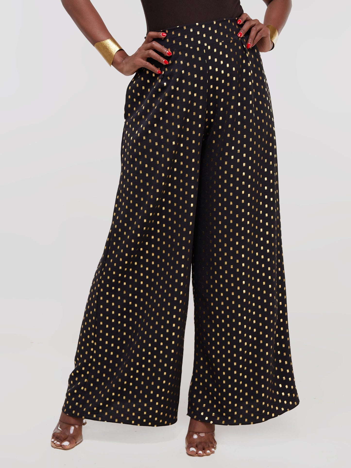 Vivo Hera Wide Leg Pants - Black