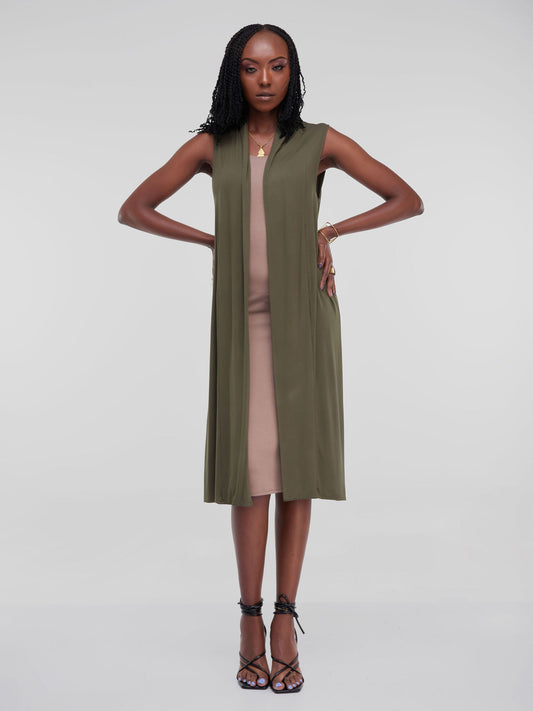 Vivo Basic Neo Sleeveless Long Lily Waterfall - Hunters Green