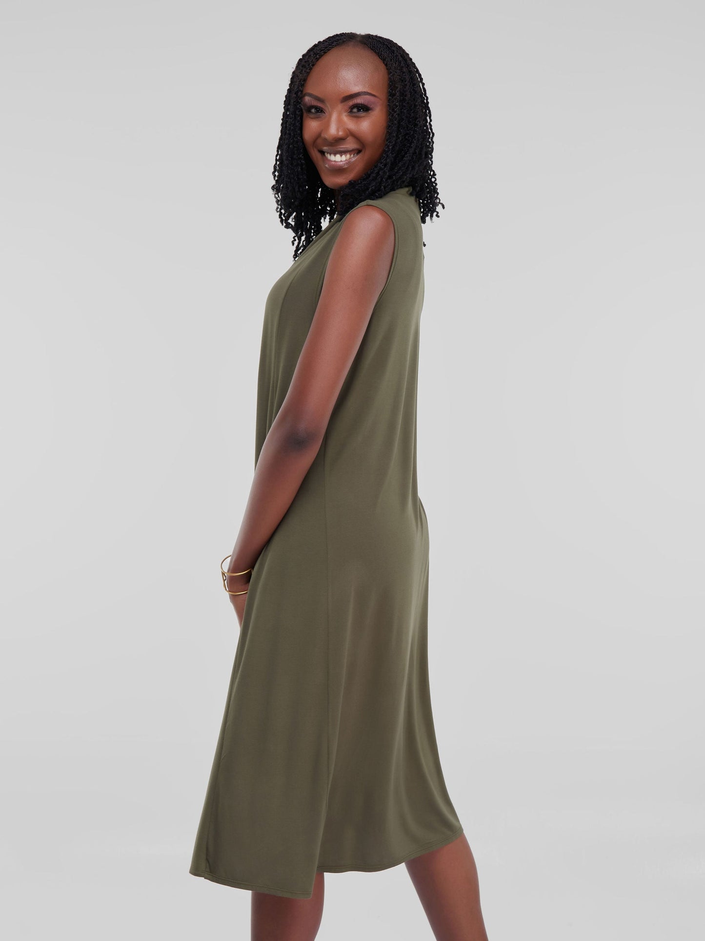 Vivo Basic Neo Sleeveless Long Lily Waterfall - Hunters Green