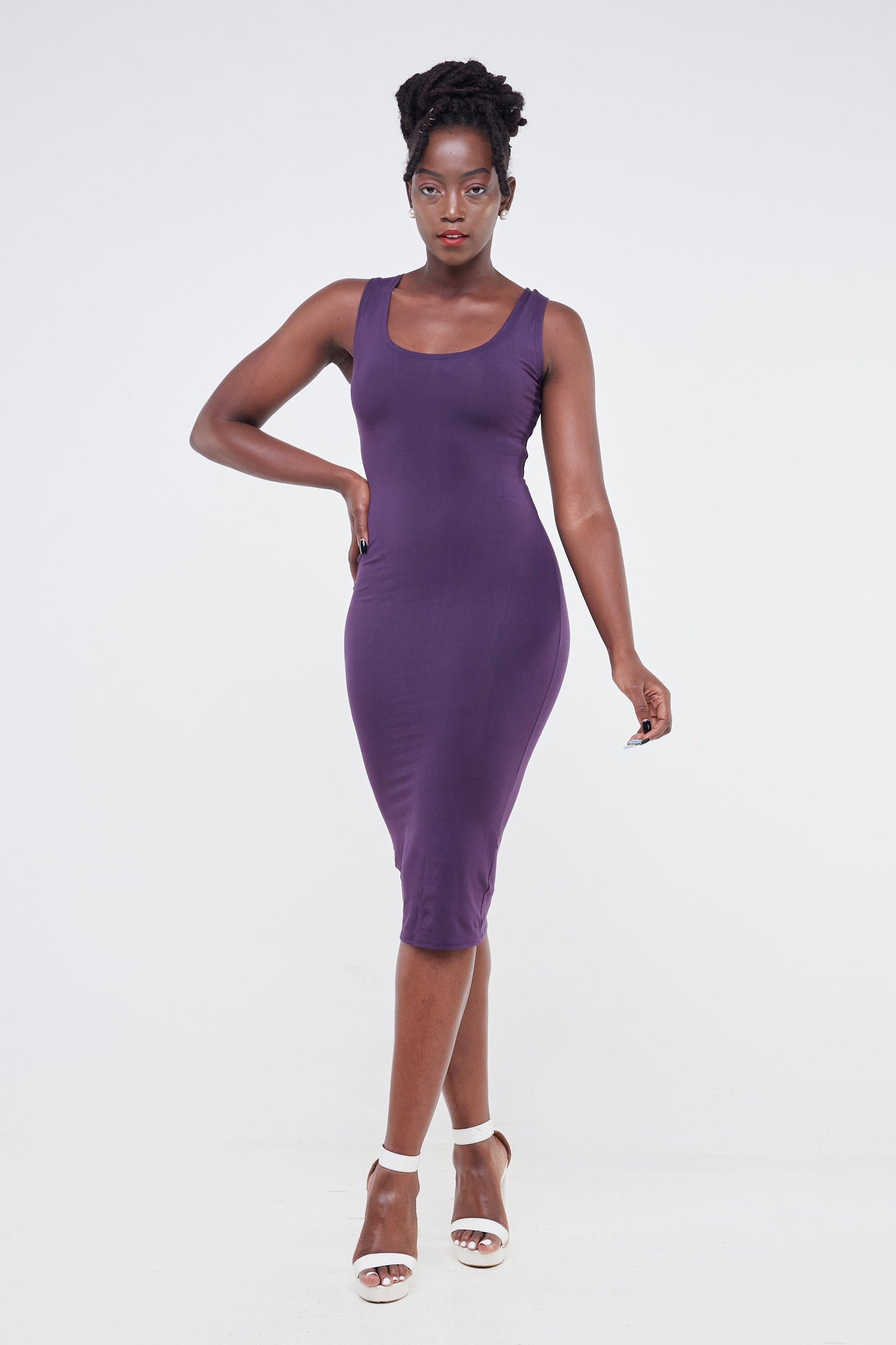 Vivo Basic Bodycon - Purple