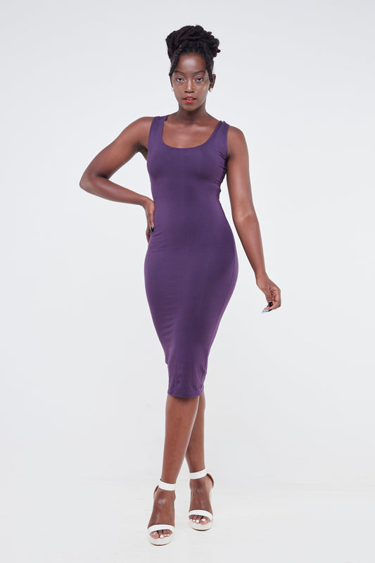 Vivo Basic Bodycon - Purple