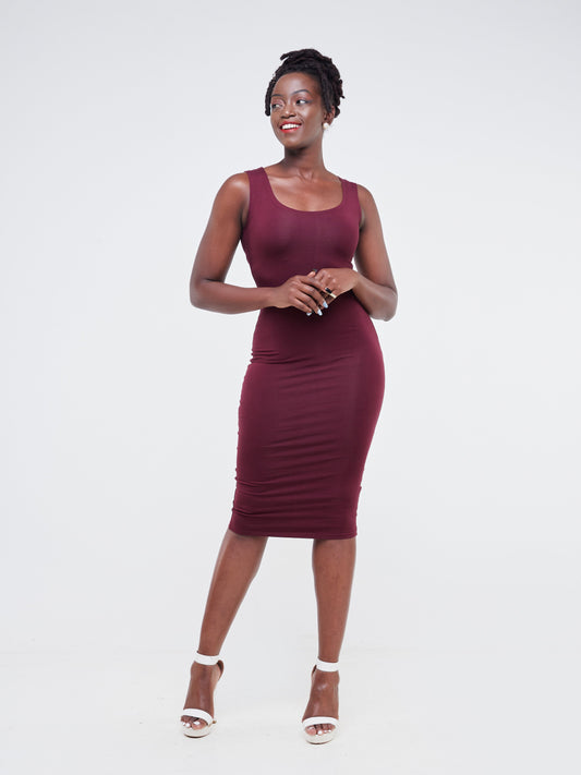 Vivo Basic Bodycon - Mulberry