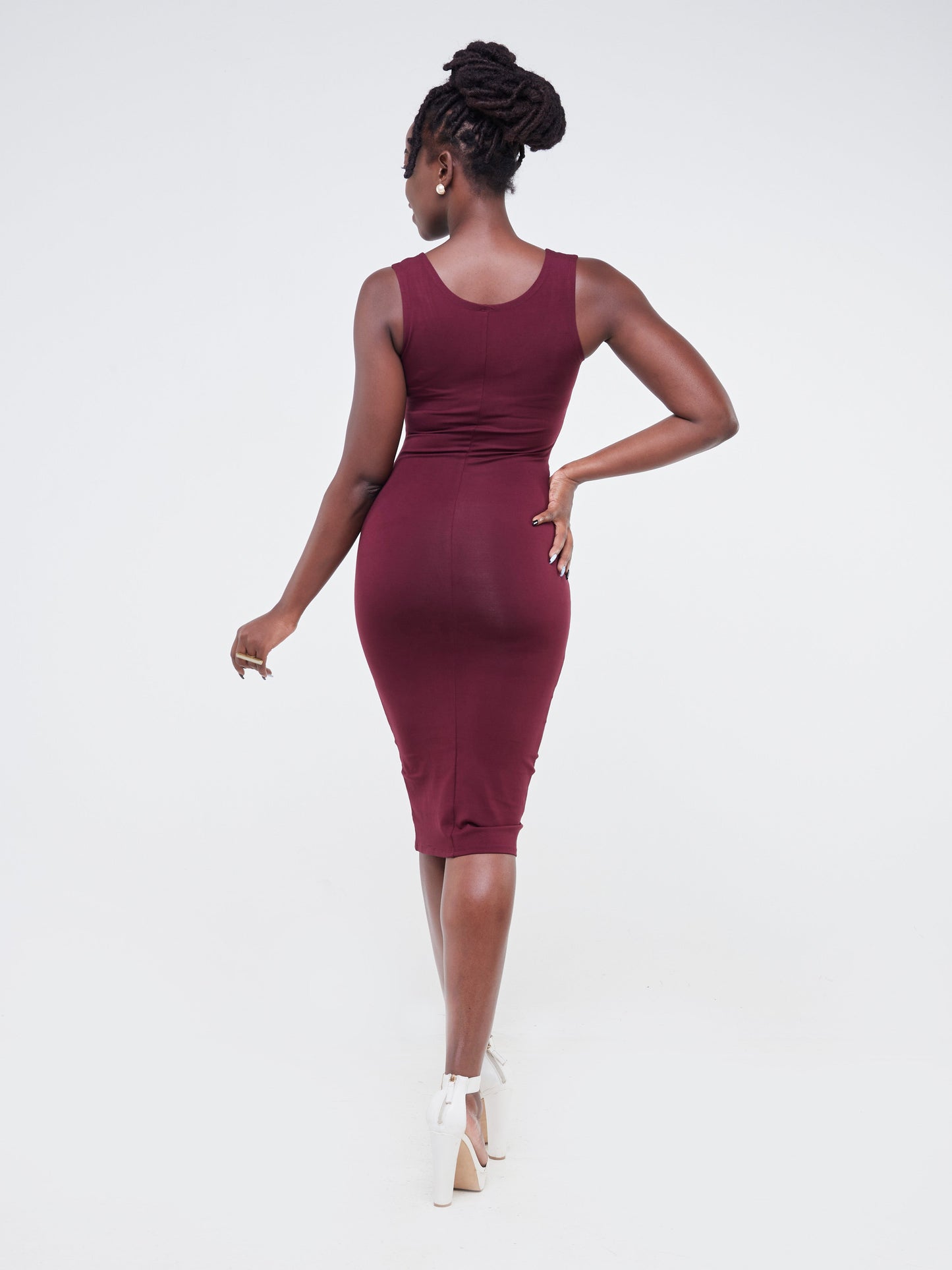 Vivo Basic Bodycon - Mulberry