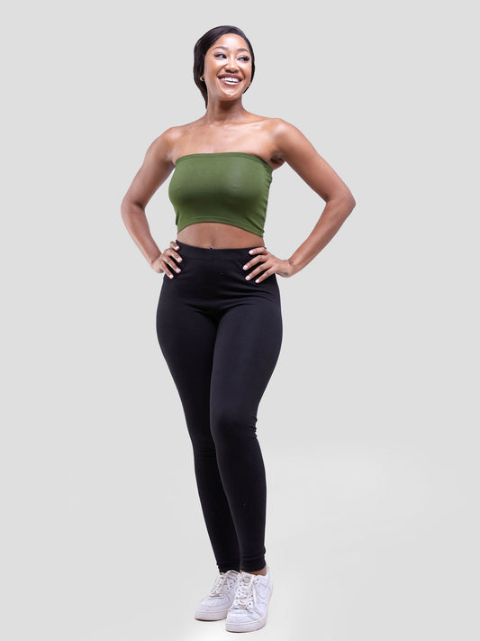 Zoya Basic Jersey Bandeau  - Hunters Green