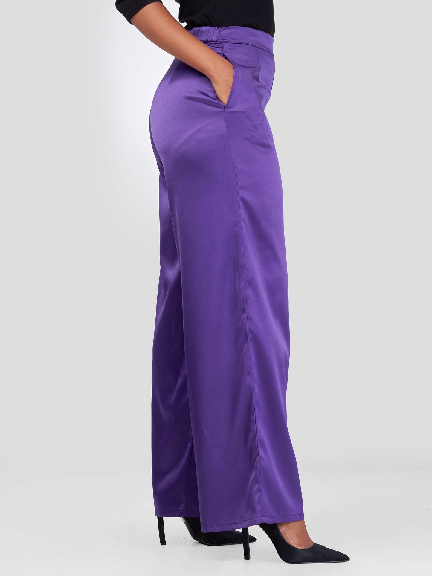 Vivo Raha Wide Leg Pants - Purple