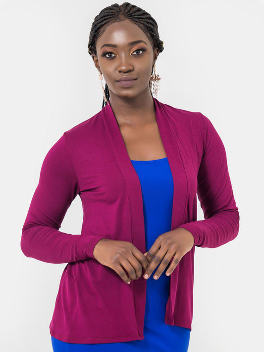 Vivo Basic Waterfall - Burgundy - Shop Zetu