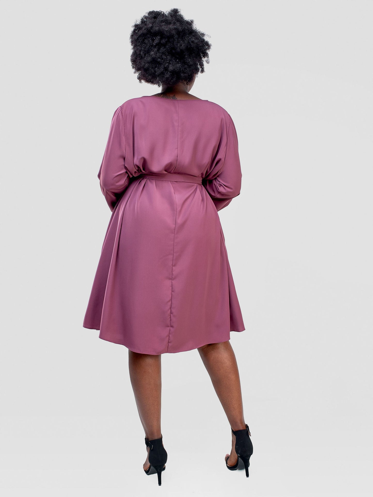 Vivo Sierra Bishop Sleeve Tent Dress - Rose