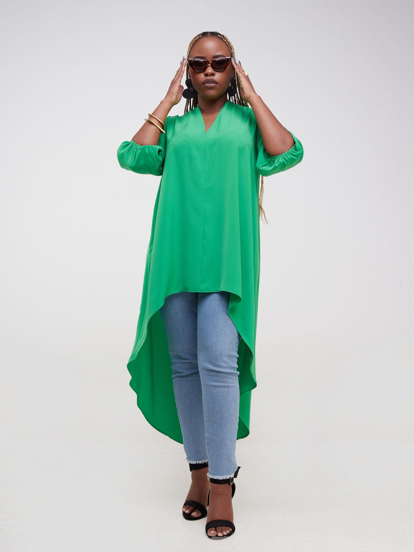 Vivo Dua High Low Top -  Green