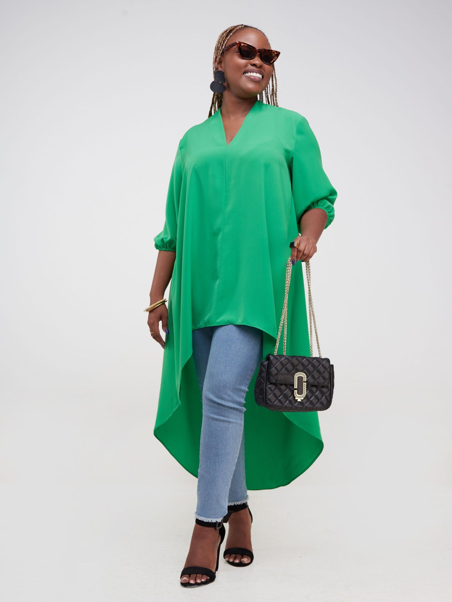 Vivo Dua High Low Top -  Green