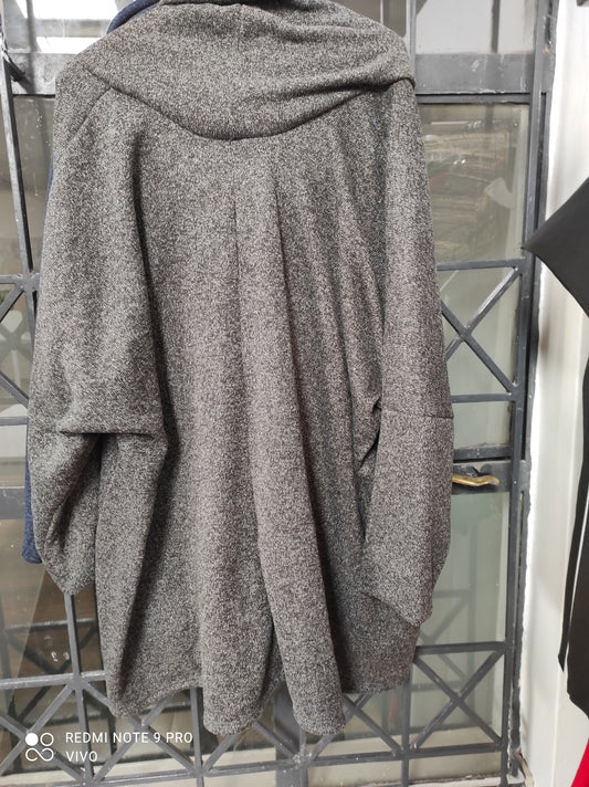 Vivo Neo Cowl Hoodie - Grey