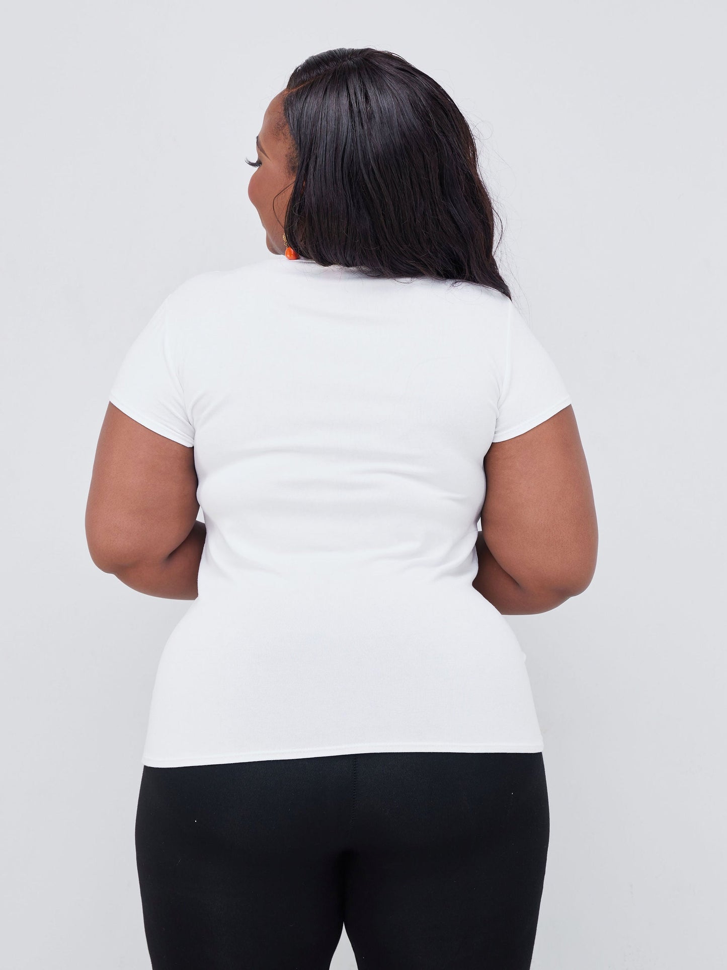 Vivo Fitness V- Neck T-Shirt - White