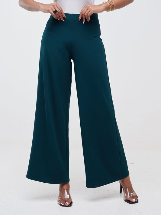 Vivo Imara Wide Leg Pants  - Dark Green
